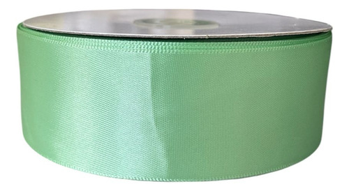 Cinta Listón Liso 3.8 Cm X 45 M - Rollo Genérico Menta Una-cara