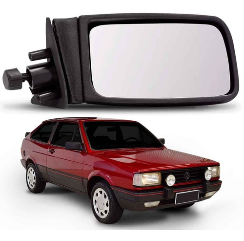 Retrovisor Gol Voyage Saveiro Quadrado 1988 A 1994 Controle