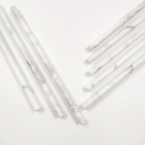 Juego De 15 Azulejos De Mármol Blanco Carrara De 0.5 X...
