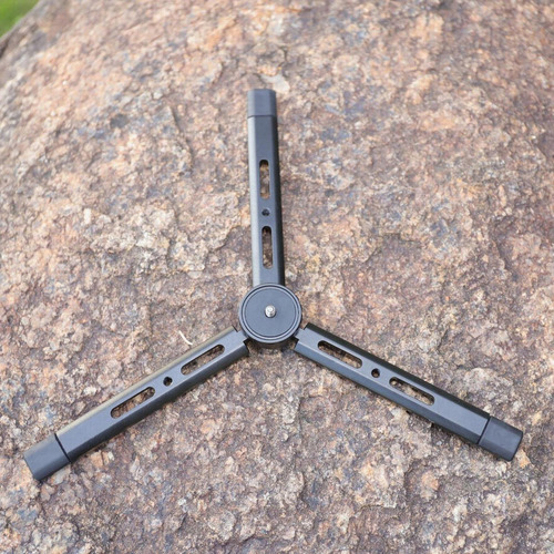 Gs Mini Trípode De Cámara De Mano 1/4 Tornillo Extensible