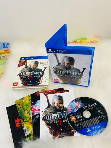 Playstation 4 Midia Fisica Game - The Witcher Wild Hunt