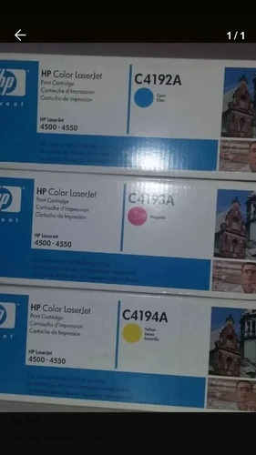 Tóner Hp C4191a 92.93.94 Originales 100% Garantizados Nuevos