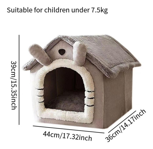 Casa De Peluche Para Perros, Cama Cueva Para Gatitos, M