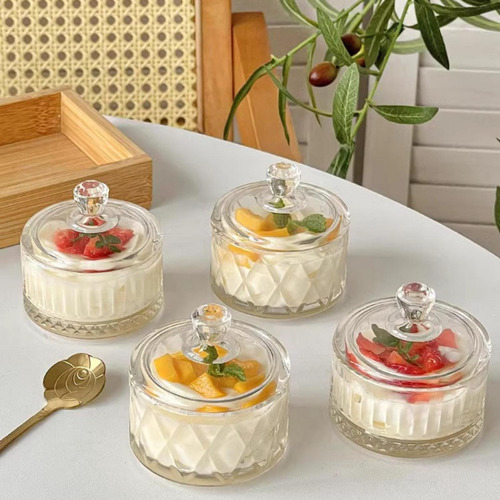 4 Tarro De Cristal Para Caramelos, Bote Para Comida, Tarro