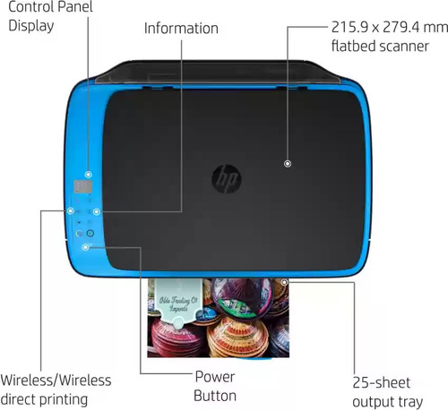 Impresora A Color Multifunción Hp Deskjet Ink Advantage 4729