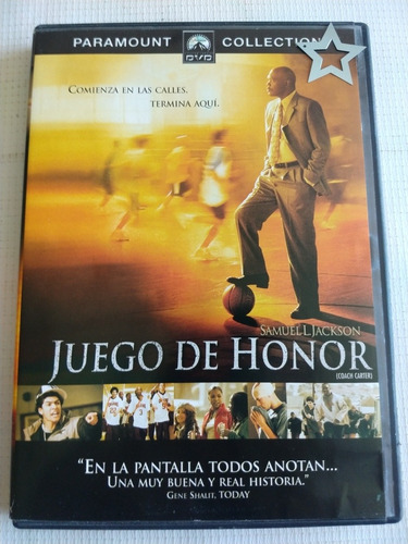 Dvd Juego De Honor Samuel L. Jackson Y