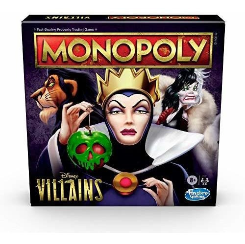 Monopoly: Disney Villains Edition Juego De Mesa Para Niños 