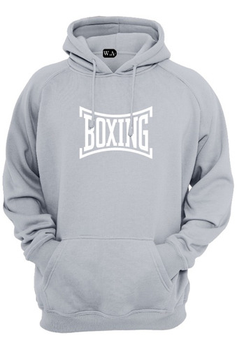 Blusa De Frio Boxing Plus Size Boxe Moletom Capuz Unissex