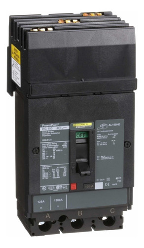 Interruptor Termomagnético Hga 3p 125a Schneider Hga36125