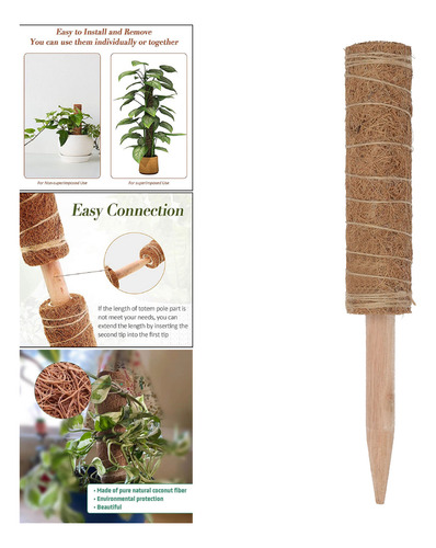 Postes De Soporte De Plantas Palo De Musgo De Coir Palo 50cm