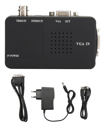Adaptador Conversor Bnc S-video Para Vga Hd Para Pc De Co