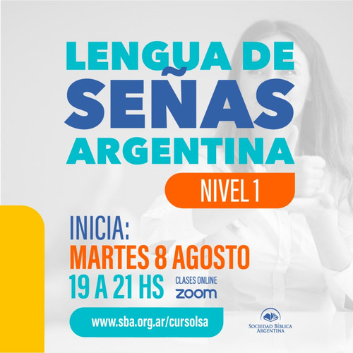 Curso Lengua De Señas Argentina - Nivel 1 - Completo