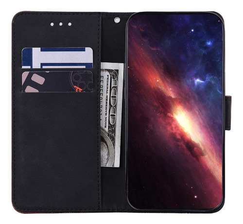 For Motorola Moto G53 5g Flip Folio Wallet Cover Pu Funda