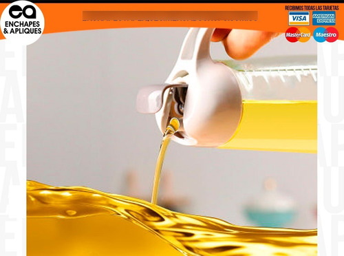 Imagen 5 de 5 de Dispensador Aceite Cocina Botella Con Dosificador 630ml