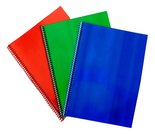 Cuaderno Universitario Hojas Lisas Pack X20 Linea Eco Plast