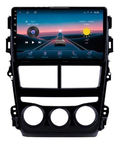 Estéreo 2+32g Cámara Para Toyota Vios Yaris 2018-2019 Gps