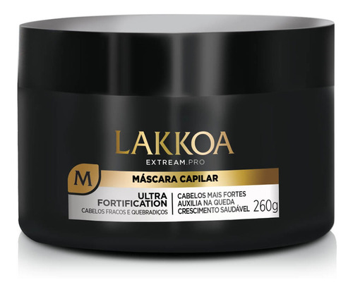 Mascara Capilar Danificados Fortification Lakkoa 260g