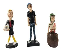 Comprar Kit Bonecos Kiko, Seu Madruga E Chaves Em Resina Turma 23cm
