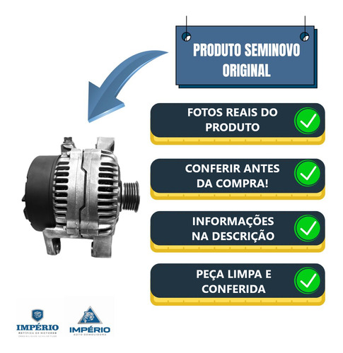Alternador Revisado 120a Gm Vectra 2.0 2.2 2.4 1994 A 2011