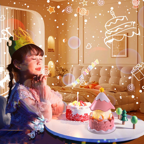 Mll Luz Nocturna Star Projector For Niños Con Rotación De