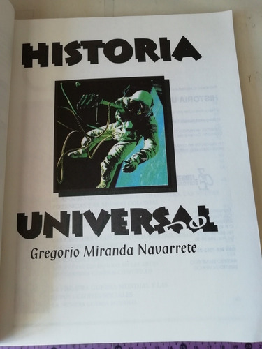 Historia Universal 2 Gregorio Miranda Navarrete Janet (Usado)