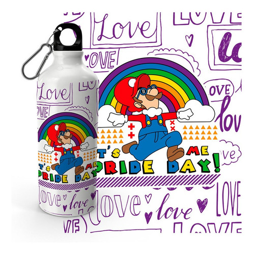 Botella Agua 600 Ml Diseño Pride Month Love Is Love Lgbt 27