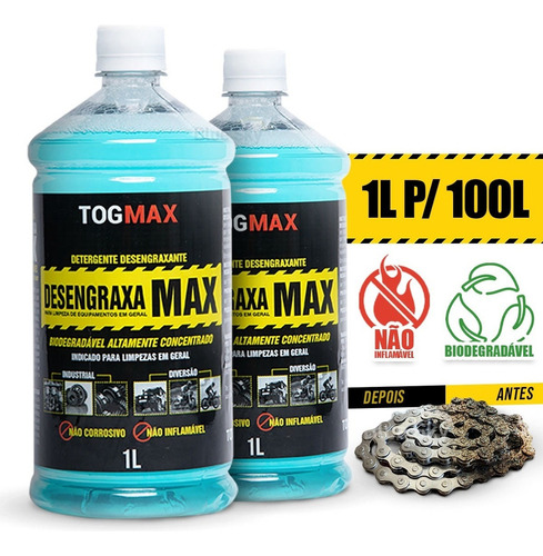 Desengraxante Limpa Motor Detergente P/ Bike Concentrado 2l