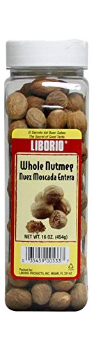 Nuez Moscada Entera Liborio, 16oz