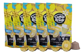 Capsulas Dolce Gusto Coffee Break Latte Vainilla Pack X 5 Un