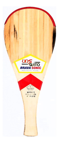 Paleta El Vasquito Brava Sonic Madera + Over Grip