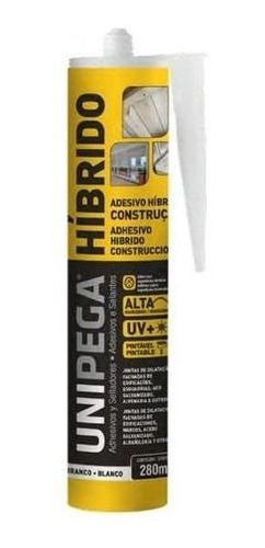 Sellador Unipega 1090 Hibrido Negro 280ml