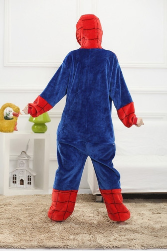 Homem Aranha Spider Man Pijama Kigurumi - Pronta Entrega