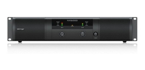 Amplificador De Potência Behringer Nx6000 Com 2 Canais 6000w