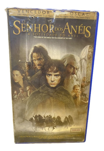 Vhs Duplo O Senhor Dos Anéis A Sociedade Do Anel - Dublado (Usado)