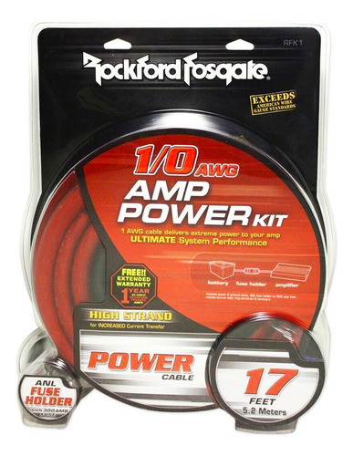 Kit De Cable 1/ 0 Rockford Fosgate Rfk1