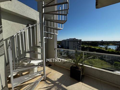Departamento En Venta 2 Ambientes En Nordelta Con Terraza Y Al Lago, Apto Credito