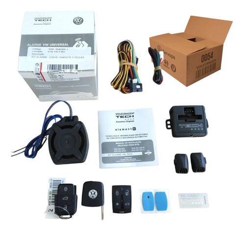 Kit Alarme Kostal Original Vw G5/g6/gol/voy/sav/up/fox