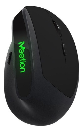 Mouse Meetion R390 Vertical Ergonómico Inalámbrico Color Negro