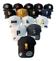 Comprar Gorras Curva Mayoreo Lote De 10 Piezas Con Figuras Plastisol
