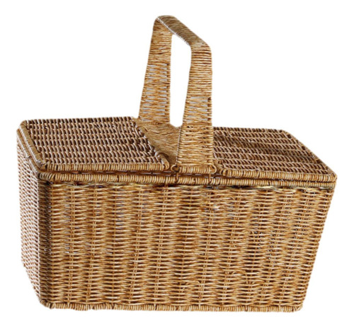 Pp Material Canasta De Picnic Con Mango Canasta De