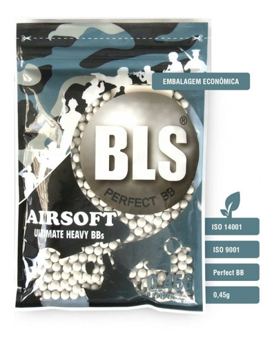 2x Bbs Para Airsoft F-bbs45 C/1000 450g 0.45g Bls