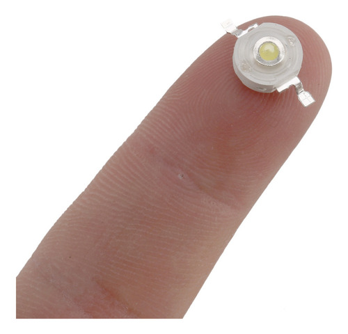 Lámpara Led Blanca Fría De Alta Potencia Con Diodo De 1 W, 2