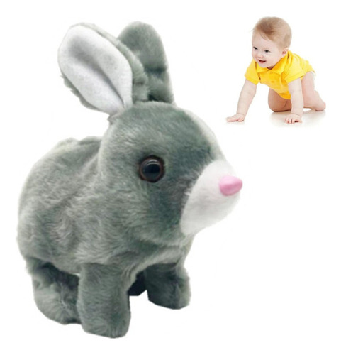 Juguete Conejo Eléctrico Pascua Que Camina Y Habla