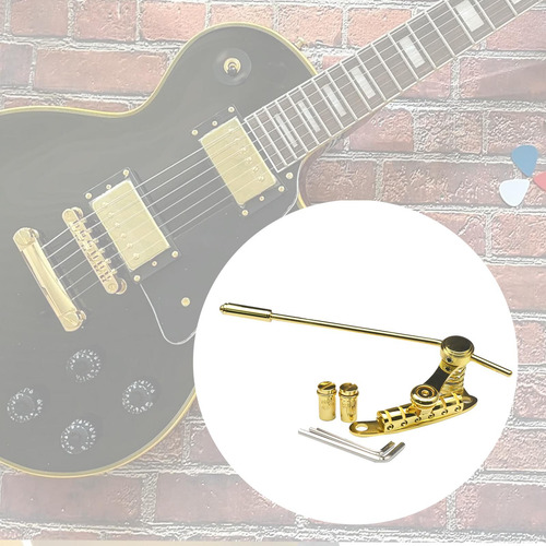 Puente Trémolo Para Guitarra, Guitarra Lp De Metal, Oro