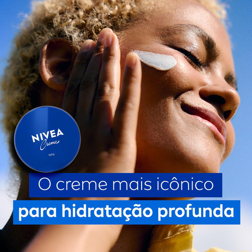 Nivea Creme Lata 145g - Hidratação Intensa Para Sua Pele Nivea