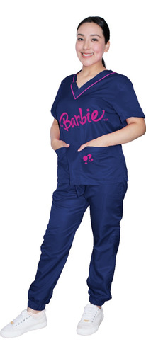 Uniforme Clinico Jogger Estrech Barbie Marca Tush Original