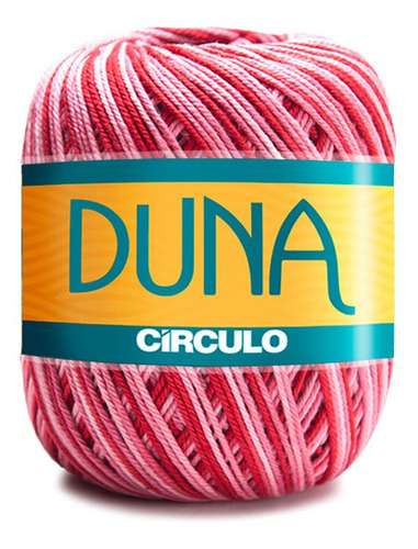 Linha Duna Multicolor Colorida Delicada Círculo 170 Metros Cor Frutas Vermelhas-9309