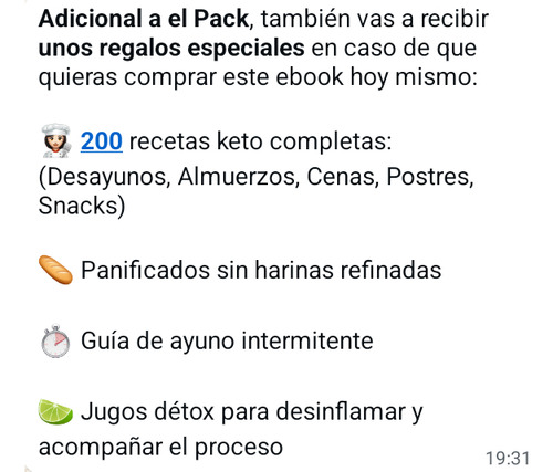 Recetario Plan Keto