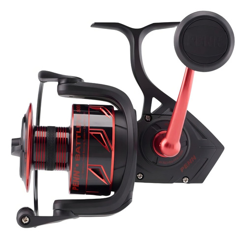 Carrete Penn Battle Ill 4000 High Speed Color Negro Lado De La Manija Derecho/izquierdo