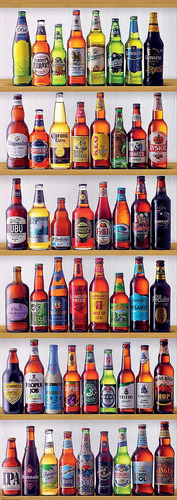 Puzzle Rompecabeza 2000 Pzas Cervezas Del Mundo Panorámica E